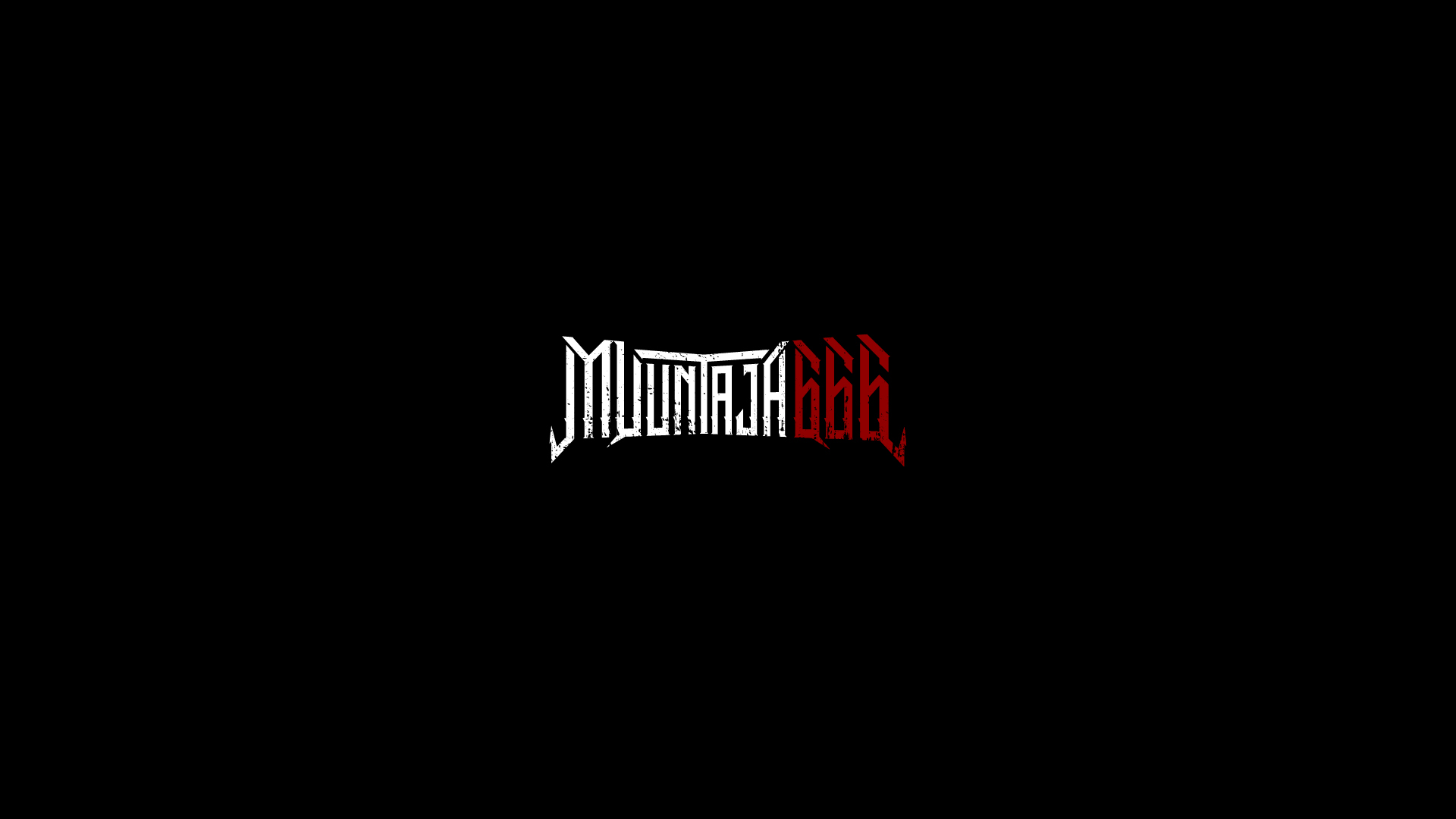 Muutnaja 666 -logo mustalla taustalla
