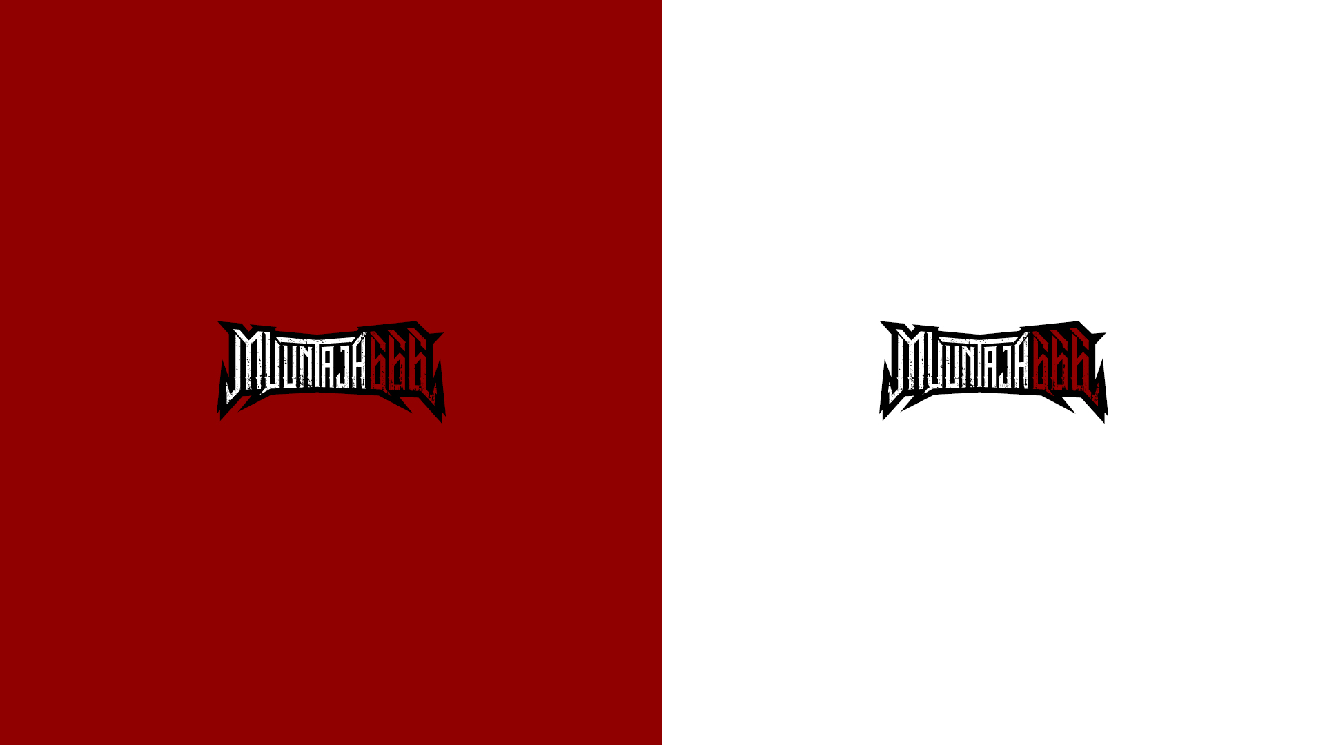 Muuntaja 666 -logot punisella ja valkealla taustalla